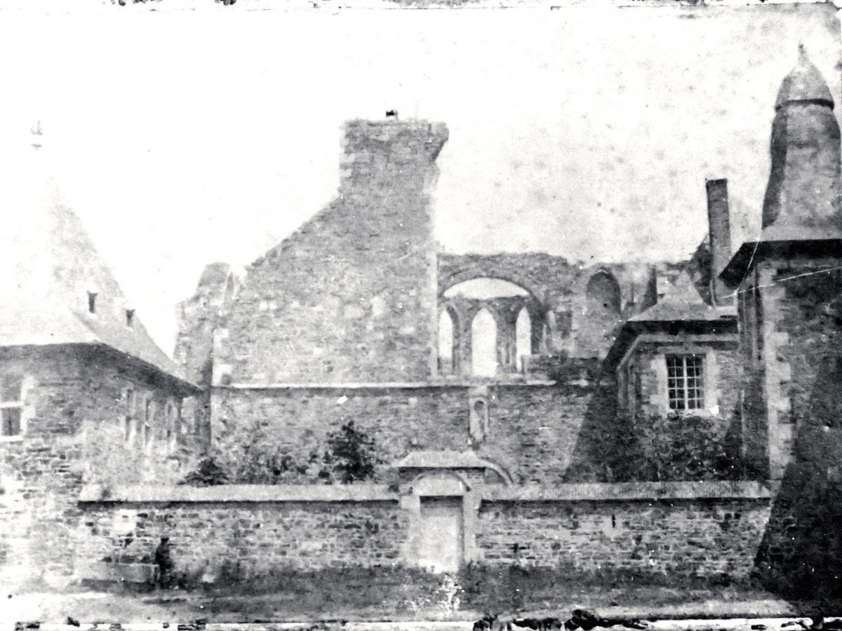 1870 ruines de l'église